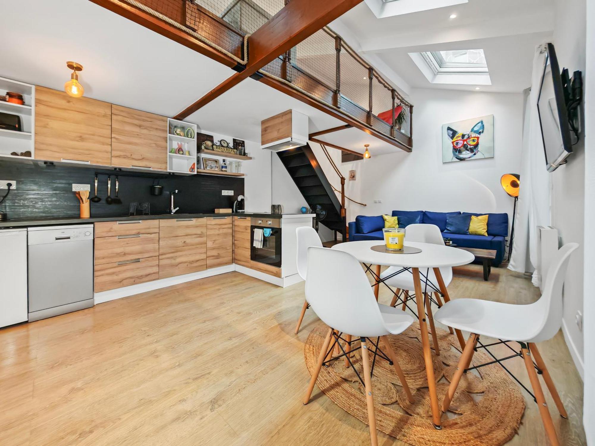 Loft Duplex A 2 Min De Paris - Parking Gratuit Διαμέρισμα Le Pré-Saint-Gervais Εξωτερικό φωτογραφία